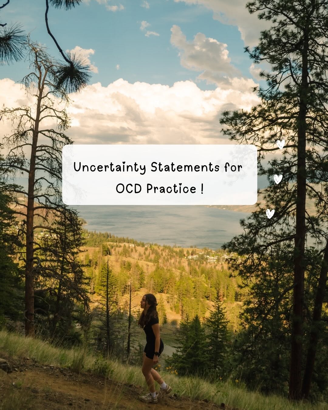 Uncertainty statements for OCD practice.